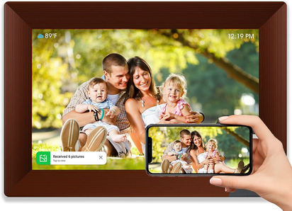 Digital Picture Frame - 10.1 Inch FHD IPS Keyboard Case for 2025 Ipad Air 13 and Ipad Pro 12.9 (6Th, 5Th, 4Th, 3Rd Gen), Magnetic Keyboard Case with Multi-Touch Trackpad