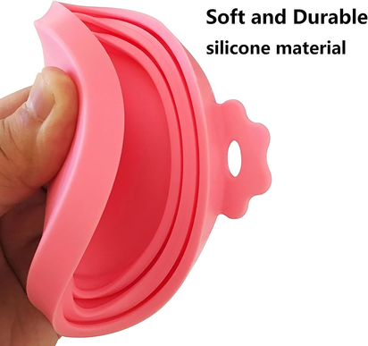 2 Pack Pet Can Covers/Dog Cat Food Can Lids/Universal BPA Free/Silicone Pet Food Can Lids Covers/Fits Most Standard Size Dog and Cat Can Tops for Pet Food Storage