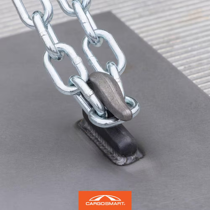 3/8 In. Heavy Duty Forged Weld-On Grab Hook with 6,600 Lb. Safe Work Load - 1 Pack