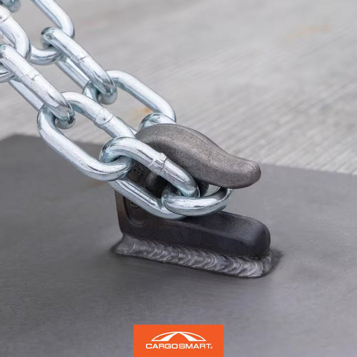 3/8 In. Heavy Duty Forged Weld-On Grab Hook with 6,600 Lb. Safe Work Load - 1 Pack