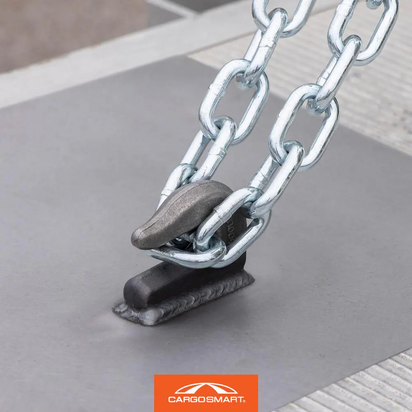 3/8 In. Heavy Duty Forged Weld-On Grab Hook with 6,600 Lb. Safe Work Load - 1 Pack