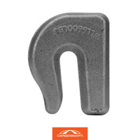 3/8 In. Heavy Duty Forged Weld-On Grab Hook with 6,600 Lb. Safe Work Load - 1 Pack