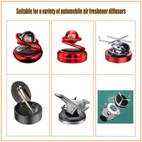 5-50 PCS PE Material Car Air Freshener Perfume Tablets Accessories Solar Rotation Car Perfume Diffuser Supplement Accessories