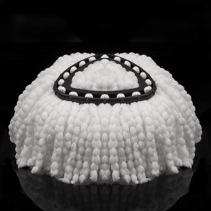 4 Pack Mop Head Replacement Compatible with Ocedar Mop Refills Easywring Spin Mop Refills Microfiber Mop Replacement Head