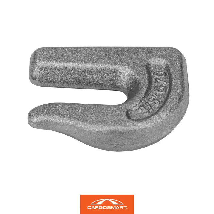 3/8 In. Heavy Duty Forged Weld-On Grab Hook with 6,600 Lb. Safe Work Load - 1 Pack