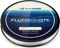 Fluorokote 100% Fluorocarbon Coated Fishing Line, Fluorocarbon Leader, Extreme Clarity,Fast Sinking,Shock Resistant, High Abrasion Resistance