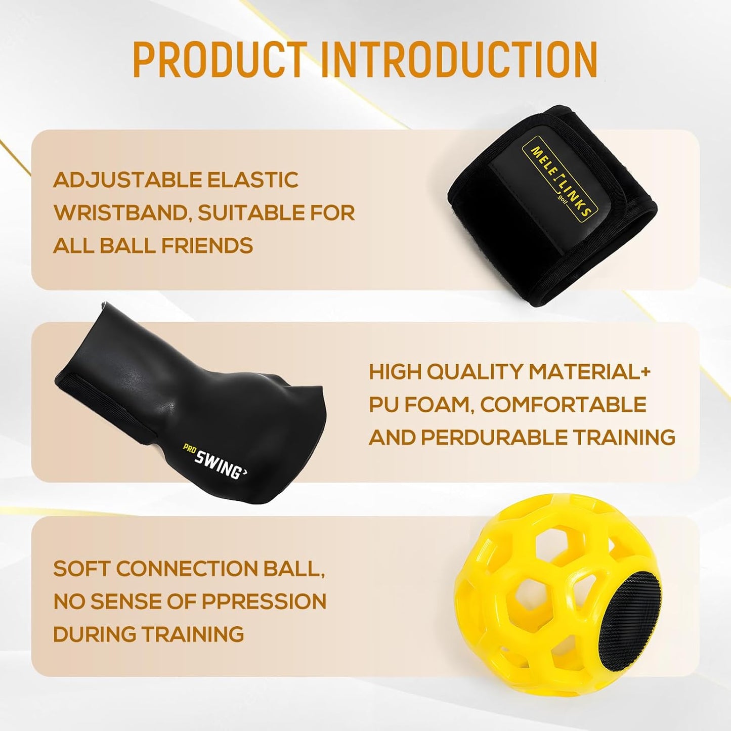 Golf Swing Trainer Ball, Golf Trainer Ball, Golf Training Aid, Golf Swing Trainer, Golf Grip Trainer, Golf Swing Training Aid, Golf Training Aids, Golf Swing Posture Corrector for Golf Beginners