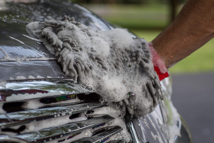 968801 Premium Chenille Car Wash Mitt - Scratch & Lint Free