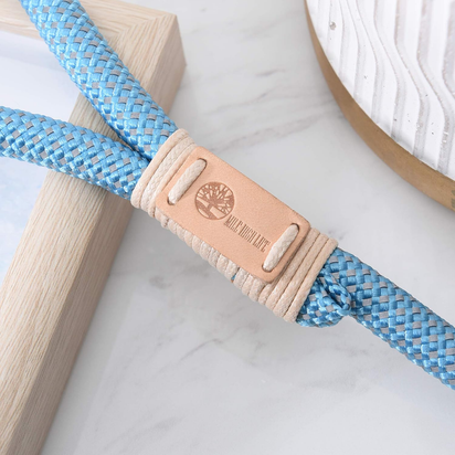 | Chew Proof Dog Leash | Dog Rope Leash | Reflective Dog Leashes | Climbing Rope Dog 4FT Leash W Leather Tip(Red1, 4 FT1)