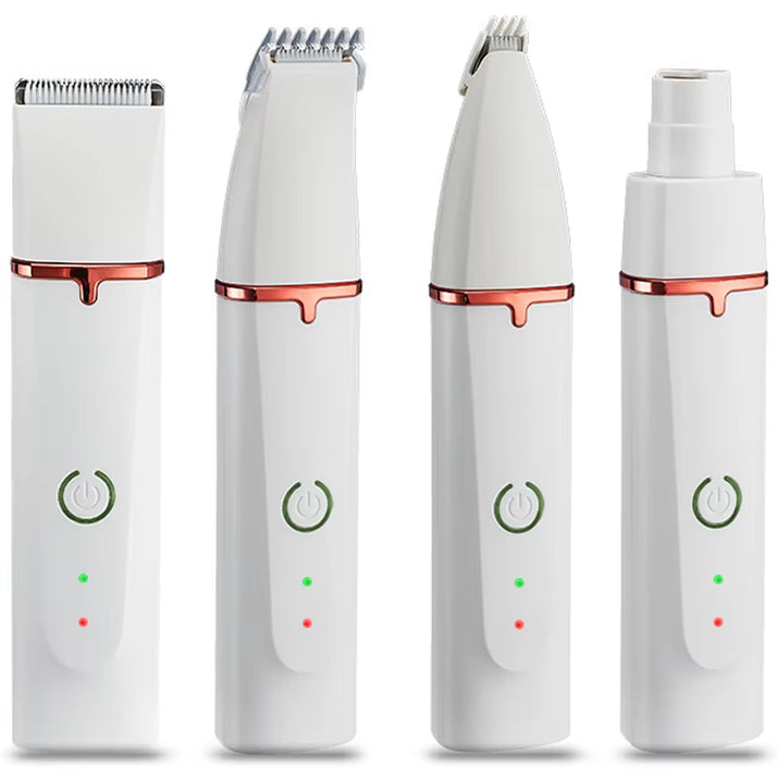 4 in 1 Electric Hair Trimmer Grooming Clippers for Pets Trimmer Nail Grinder Professional Cutter Machine Cutting Tool for Dogs