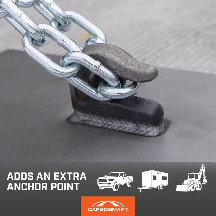 3/8 In. Heavy Duty Forged Weld-On Grab Hook with 6,600 Lb. Safe Work Load - 1 Pack