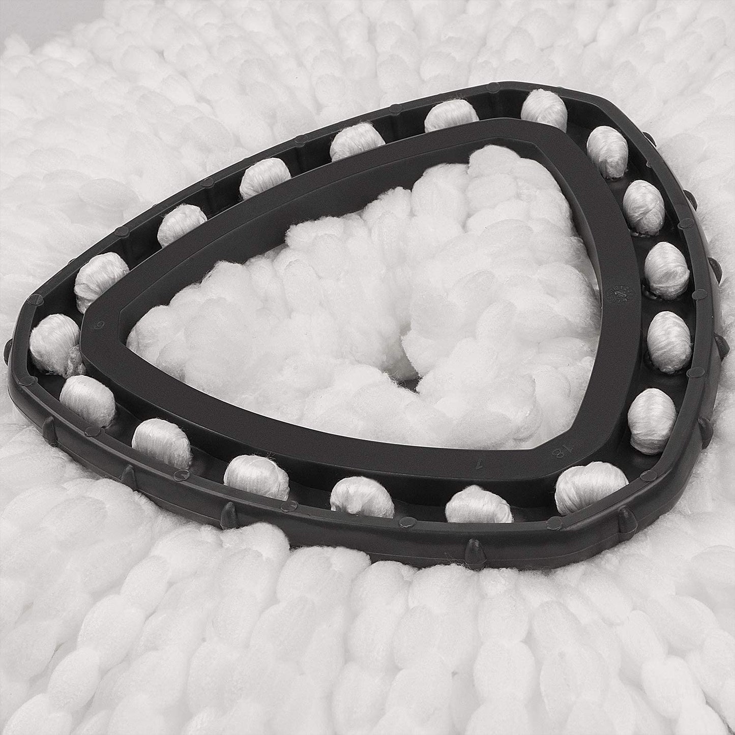 4 Pack Mop Head Replacement Compatible with Ocedar Mop Refills Easywring Spin Mop Refills Microfiber Mop Replacement Head